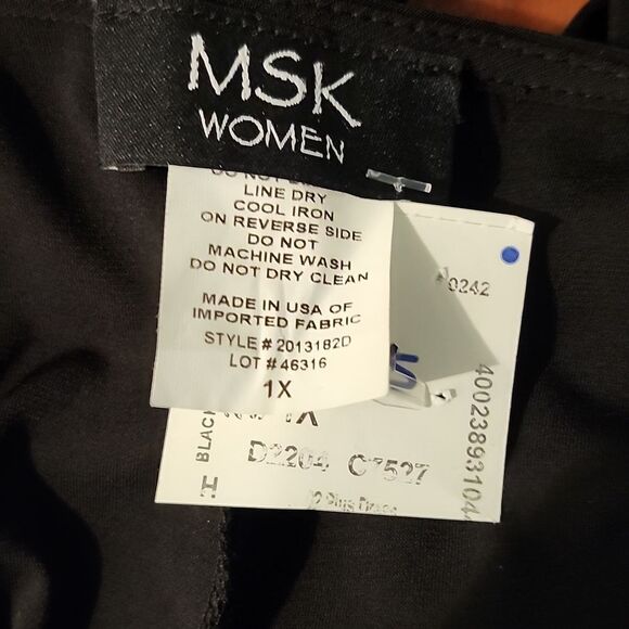 BRAND NEW MSK SHORT SLEEVE BEADED SHIFT DRESS - PLUS - Picture 15 of 16